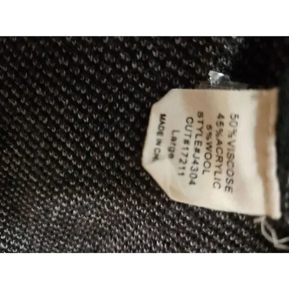 M. Rena black and gray coatagan. Size L. - Picture 4 of 4